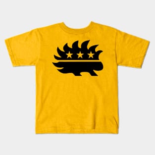 Libertarian Porcupine Black Kids T-Shirt